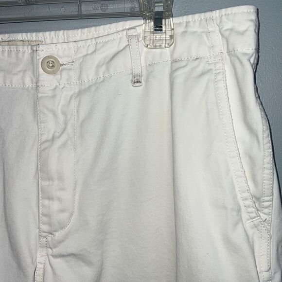 Ralph Lauren Vintage Denim & Supply Men’s 36 Cargo Shorts Thick White Cotton - Picture 3 of 11